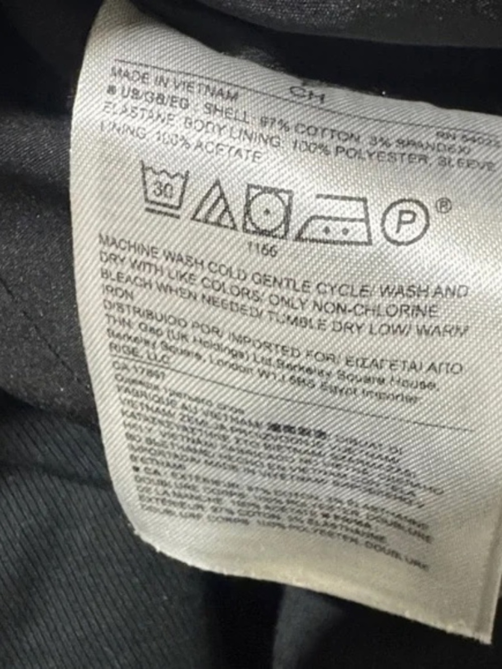 BANANA REPUBLIC - Factory Moto Jacket - Black Size Small - Picture 4 of 7